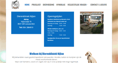 Desktop Screenshot of dierenklinieknijlan.nl